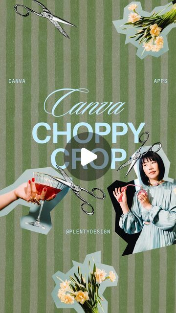 Camila Meyer |  Canva + Branding + Web Design on Instagram: "APPLY THIS CHOPPY CROP TO YOUR IMAGES IN CANVA ✂️⁠
⁠
Save this to try it out in your designs later!⁠
⁠
This edgy crop effect looks so cool for when you want to add some interesting collage vibes to your @canva designs. Super easy to do — literally a few clicks and your image is cropped like that!⁠
⁠
Tutorial requested by @fahmina_faiz 💜⁠
⁠
👉🏼 Want to learn Canva for IG? Follow me to create designs that captivate your audience 👀⁠
⁠
⁠
⁠⁠#crop #choppycrop #cooldesign #canvaapp #canvahack #retro #retrodesign #canvatips #canvadesign #creative #grungy #canvatutorial #canvatip #smallbusiness #graphicdesign #learncanva #branding #canvaforig #canvahacks #canvadesigner #canvacoach #canvacreative #socialmedia" Learn Canva, Canva Branding, Canva Tutorial, Canva Design, So Cool, Retro Design, Try It, Your Image, Super Easy