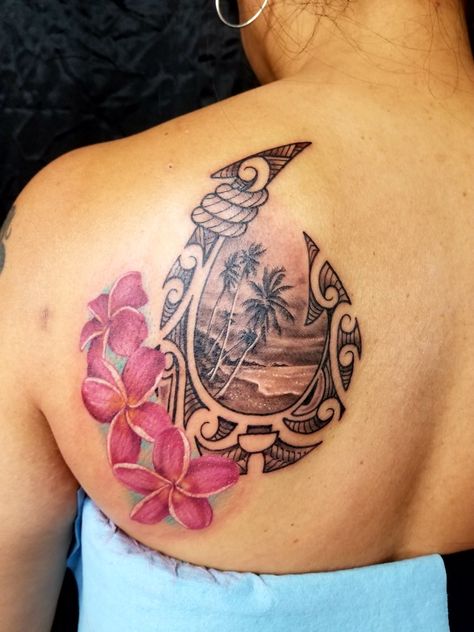 In remembrance of Guam & favorite flower...my first home & always will be❤️! #islandgirl #favoriteflower Guam Tattoo, Hawaiian Flower Tattoos, Hook Tattoos, Mother And Son Tattoo, Polynesian Tattoos Women, Hawaii Tattoos, Hawaiian Tattoos, Son Tattoo, Polynesian Tattoo Designs