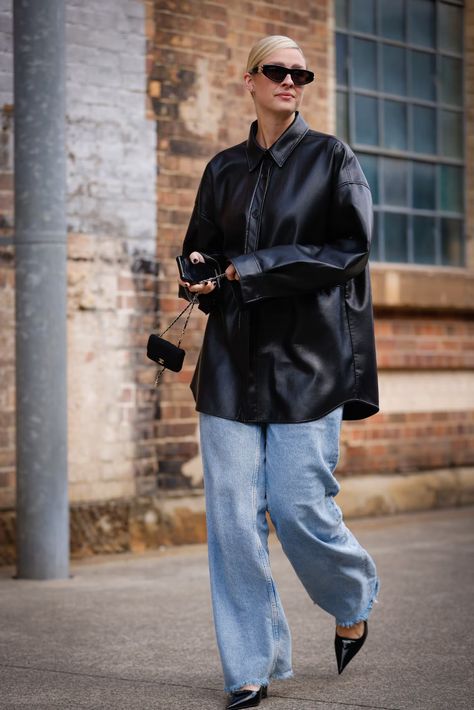 Leather Shirt Outfit, Coat Ideas, Australian Fashion Week, Pants Trend, Fashion Week 2022, Big Pants, Tokyo Fashion Week, Resort 2023, New Couple