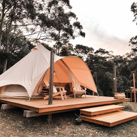 Tent With Stove, Boutique Camping, Glamping Ideas, A Frame Tent, Wellness Space, Wall Tent, Tent Stove, House Shed, Safari Tent