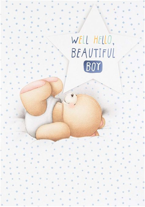 Forever Friends Cards, Forever Friends Bear, Baby Scrapbook Album, Gift Tags Birthday, Boys Sticker, Forever Friends, Wishes For Baby, Hello Baby, New Baby Boys