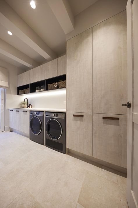 Inside The Block 2023 Kitchens, Butler's and Laundry Reveals: Beautiful Zones that Lacked Usability 21 Laundry Layout, Bali Houses, Collect Seashells, The Block 2023, Laundry Room Dimensions, Modern Laundry Room, Laundry Cabinets, Laundry Room Layouts, Laundry Design