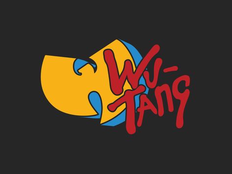 Tattoo Hip, Wu Tang Clan, Wu Tang, Vector Design, Design Illustration, A Black, Hip Hop, Blue, Black