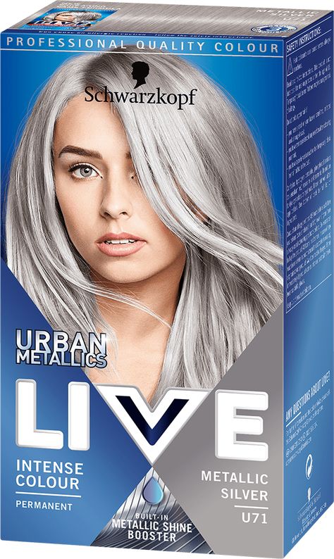 Silver Hair Dye, Schwarzkopf Hair Color, Honey Hair Color, Grey Hair Dye, Semi Permanent Hair Dye, Hair Color Crazy, Silver Hair Color, Silver Grey Hair, Hair Color Pastel