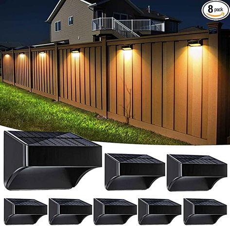 Fence Lights, Solar Powered Outdoor Lights, Solar Fence Lights, Solar Deck Lights, Led Wand, Patio Fence, Solar Wall Lights, Fence Lighting, Deck Lights