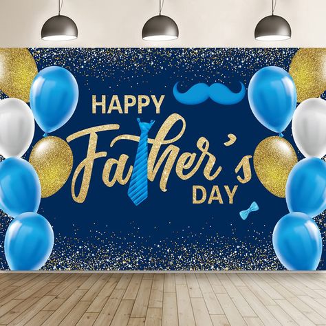 Fathers Day Decorations Backdrop, Happy Father's Day Banner Father's Day Balloons Backgrounds for Father's Day Party Decor 71 Inch x 43 Inch Happy Fathers Day Background, Fathers Day Decorations, Father's Day Party, Fathers Day Brunch, Day Party Decor, Diy Father's Day Crafts, Fathers Day Banner, Decoration Backdrop, Balloon Background