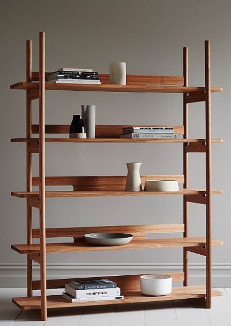 japanese shelf detail, table, shelf, bookcase, furniture, cabinetry, interior design, wood, drawer, indoors, contemporary, cabinet, family, room, cupboard Studio Shelving, Dream Bookshelf, Timber Shelves, Storage Shelving, Bookshelf Storage, 1950s Design, Bookshelves Diy, Shelf Styling, Shelf Design