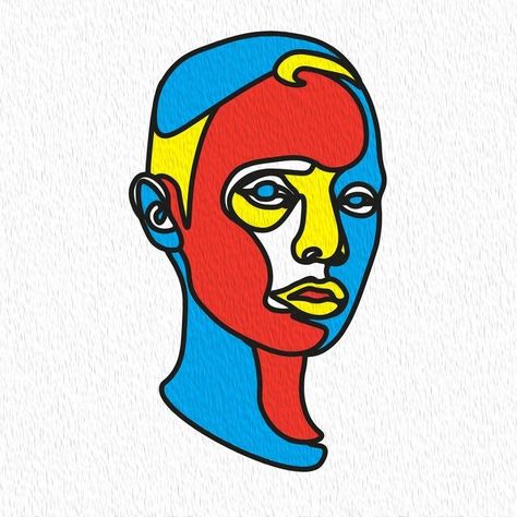 This drawing builds on the use of primary colors (red, yellow and blue) which cannot be mixed amongst themselves. Trippy Drawings, Eye Illustration, Primary Colours, Posca Art, Soyut Sanat Tabloları, Small Canvas Art, Trippy Art, Hippie Art, Mini Canvas Art