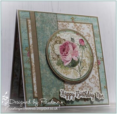 Stamperia Cards, Shabby Chic Cards, Marjolein Bastin, Birthday Cards For Women, Card Making Techniques, Cards For Friends, Card Sketches, Card Layout, Mother In Law