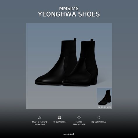 MMSIMS af YeongHwa Shoes | MMSIMS on Patreon Sims 4 Men Clothing, Sims 4 Hair Male, Mod Shoes, Sims 4 Male Clothes, Cc Shoes, Sims 4 Cc Shoes, Pelo Sims, Sims 4 Game Mods, Tumblr Sims 4