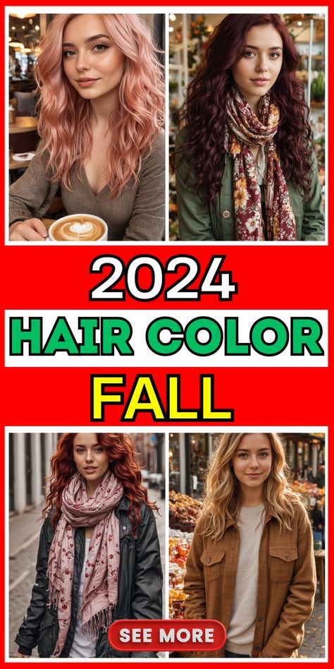 22 Top Fall Hair Colors for 2024: Trends and Ideas Fall Hair Highlights, John Frieda Brilliant Brunette, Trendy Fall Hair Color, Hair Color Inspiration, Brilliant Brunette, Colors For 2024, Neutral Blonde, Diy Hair Masks, Fall Hair Color Trends