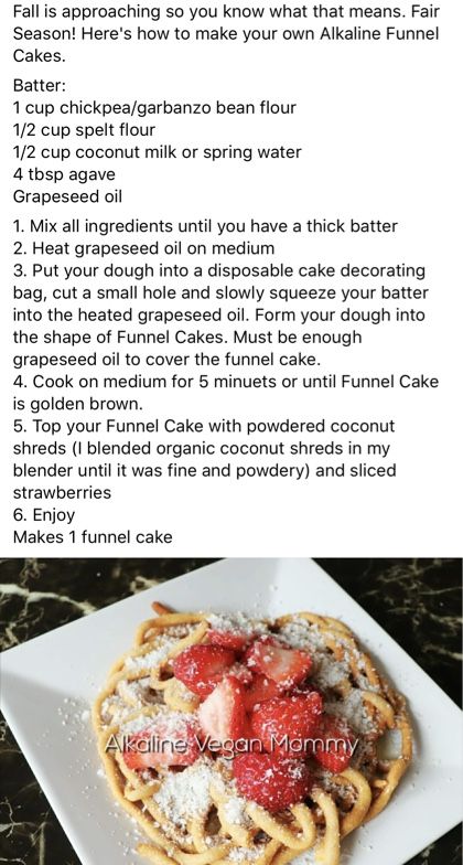 Alkaline Desserts, Alkaline Dessert Recipes, Vegan Funnel Cake, Alkaline Snacks, Alkaline Breakfast, Alkaline Diet Plan, Alkaline Diet Benefits, Dr Sebi Recipes Alkaline Diet, Dr Sebi Recipes