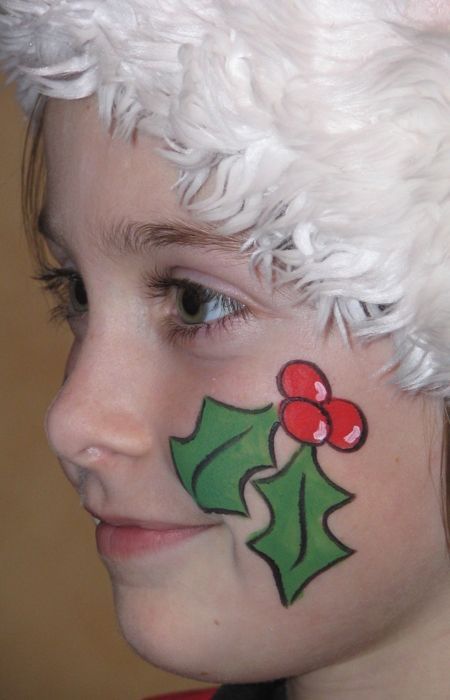 Image result for simple holiday cheek face painting designs Christmas Face Painting Ideas, Face Painting Ideas For Kids, Easy Face Painting Designs, Painting Ideas For Kids, Face Painting Ideas, Christmas Face Painting, Cheek Art, Face Painting Tutorials, Painting Kids