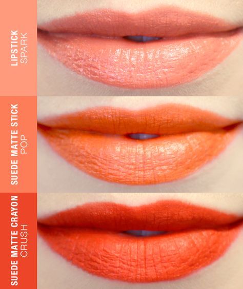 Orange Lipstick Makeup, Lipsence Lip Colors, Red Orange Lipstick, Basic Makeup Tutorial, Best Lipstick Color, Peach Lipstick, Orange Lipstick, Orange Lips, Lipstick Kit