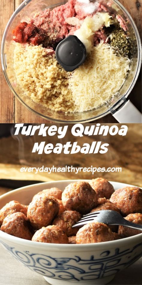 Meatballs No Egg, Zucchini Slaw, Turkey Quinoa Meatballs, Quinoa Turkey, Baked Quinoa, Keto Kids, Quinoa Meatballs, Turkey Quinoa, Baby Breakfast