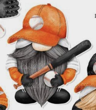 Goodnotes Pictures, Gnome Drawings, Sports Gnomes, Baseball Gnome, Wooden Gnomes, Gnome Painting, Gnome Wallpaper, Porch Leaners, Gnome Art