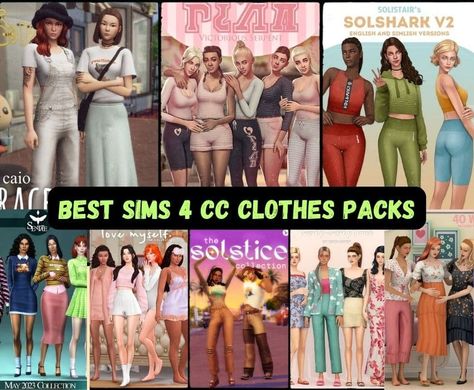 Sims 4 Cc Package Clothes, Sims 4 Cc Clothes Folders, Sims4 Cc Clothes Pack, Influencer Sims 4 Cc, Cc Collection Sims 4, Sims 4 Clothes Collection Cc, Sims 4 Clothes Cc Pack, Sims 4 Cc Bundles, Sims 4 Cc Clothes Package