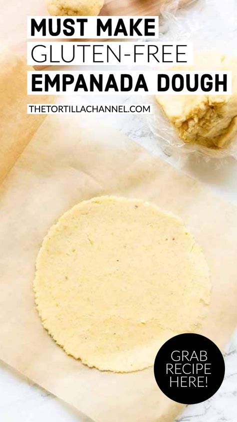 Dairy Free Empanadas, Gluten Free Empanada Dough, Gluten Free Empanadas, Empanadas Recipe Dough, Empanada Dough, Gluten Free Dough, Empanadas Dough, Gluten Free Bagels, Gluten Free Pie Crust