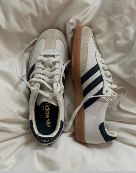 White and Black Granite Adidas Samba Sneakers - Versatile and Timeless Footwear for Any Occasion! Samba Adidas, Gymnastics Shoes, Samba Shoes, White Shoes Men, Adidas Shoes Mens, Best Shoes For Men, Adidas Originals Mens, Aesthetic Shoes, Swag Shoes