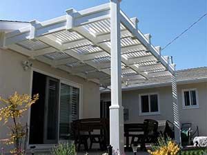 Vinyl Fences, Gates, Patio Covers | Vinyl Concepts Patio Cover Design, Louvered Patio, Vinyl Patio Covers, Cover Design Ideas, Vinyl Fences, Vinyl Fencing, Fence Styles, Patio Covers, Patio Cover