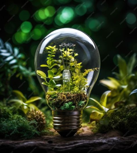 Premium AI Image | Eco friendly lightbulb with plants green Renewable and sustainable energy Energy Pictures, Biomass Energy, Green Electric, Sustainable Technology, Eco Green, Plants Green, Plant Images, Electric Bulb, Sustainable Energy