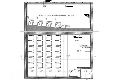 Home theatre top view model details. #cadbull #auutocad #caddrawing #autocaddrawing #architecture #architect #house #houseplan #hometheatre #topview #tvlounge #tvfacingdetail Theatre Plan, Theater Plan, Tv Showcase, Wall Section, Drawing Room Furniture, Drawing Details, Theatre Interior, Theater Design, Interior Design Plan