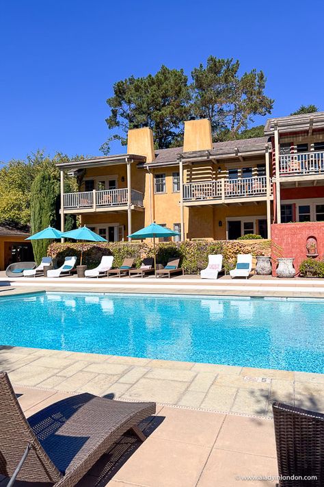 Carmel Valley hotel pool Romantic California Getaways, California Proposal, Beaches In California, Big Sur Engagement, Post Ranch Inn, California Getaways, Engagement Story, Valley Village, Carmel Valley