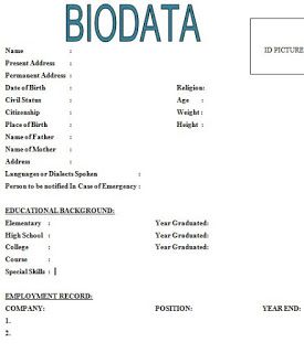 Biodata For Job Application, Biodata Template, Resume Format Free Download, Job Application Sample, Biodata Format Download, Marriage Biodata Format, Resume Format Download, Job Resume Format, Bio Data For Marriage