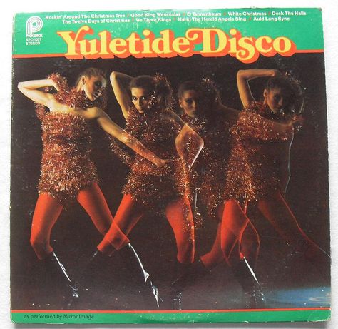 1970s YULETIDE DISCO vintage LP kitsch camp campy Christmas by Christian Montone, via Flickr 70s Songs, Christmas Mirror, Worst Album Covers, We Three Kings, Christmas Cover, Disco Music, Lp Cover, Christmas Albums, Song Play