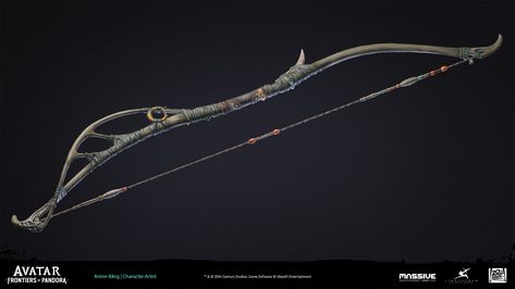 Avatar Bow, Bow Concept Art, Avatar Bow And Arrow, Avatar Na'vi Bow, Avatar Bow And Arrow Claims, Neytiri Bow And Arrow, Avatar Na'vi Knife, Na’vi Knife, Avatar Frontiers Of Pandora