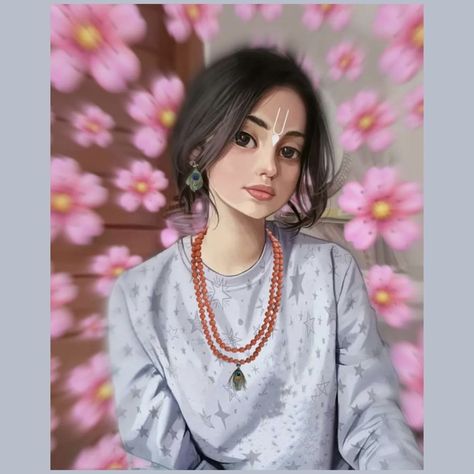 Radha Anime Dp, Insta Dp Aesthetic Anime, Sanatani Anime Dp Radhe Radhe, Radha Krishna Dp For Instagram, Sanatani Girls Dp, Krishna Girls Dp, Sanatani Couple Pfp, Sanatani Girls Aesthetic, Sanatani Profile Picture