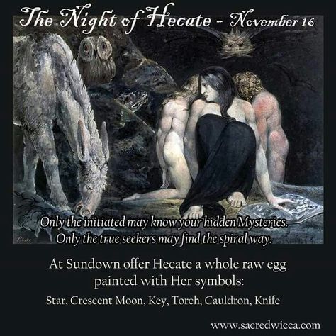 Hekate's night(s) in Nov. The 16th and 30th http://sacredwicca.com/hecate Butterfly Process, Casting A Circle, Hecate Goddess, Jungian Psychology, Wiccan Witch, Eclectic Witch, Magick Spells, Witchcraft Spell Books, Wiccan Spells