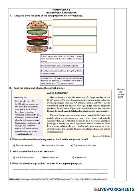 Hamburger Paragraph, Paragraph Worksheets, Supporting Details, Topic Sentences, Paragraph Writing, Second Language, School Subjects, Easy Workouts, Listening To Music