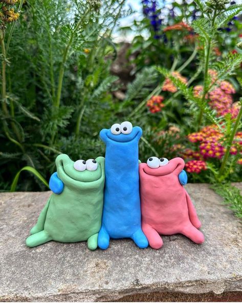 Clay Gift For Boyfriend, Plasticine Art, Clay Monsters, Tanah Liat, Clay Diy Projects, Cute Clay, Clay Art Projects, About Family, Diy Clay Crafts