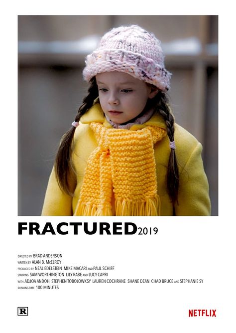 Fractured Movie, Fracture Movie, Sam Worthington, Fav Movies, Alternative Movie Posters, Movies 2019, Movie Posters Vintage, Watch Movies, Vintage Movies