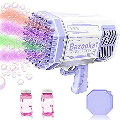 50% off Bazooka Bubble Gun Fun! Code: 50D6EX2C Deal Price: $18.49 Original Price: $36.99 End: 2023-4-30 https://amzn.to/3H5HSQx 👉👉 Price subject to change #Ad #APR222023 #amazon Outdoor Party Favors, Funny Bubbles, Outdoor Toys For Toddlers, Camping Toys, Pink Party Favors, Bubble Maker, Outdoor Birthday, Big Bubbles, Colorful Lights