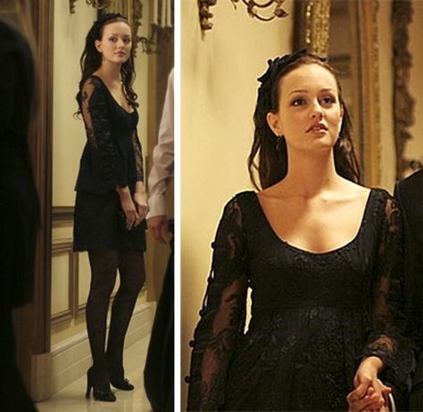 1x1 Blair Waldorf Anna Sui Lace Mini Dress Leighton Meester Outfits, Floral Attire, Mode Gossip Girl, Blair Waldorf Outfits, Blair Dress, Blair Waldorf Style, Red Valentino Dress, Gossip Girl Blair, Gossip Girl Outfits