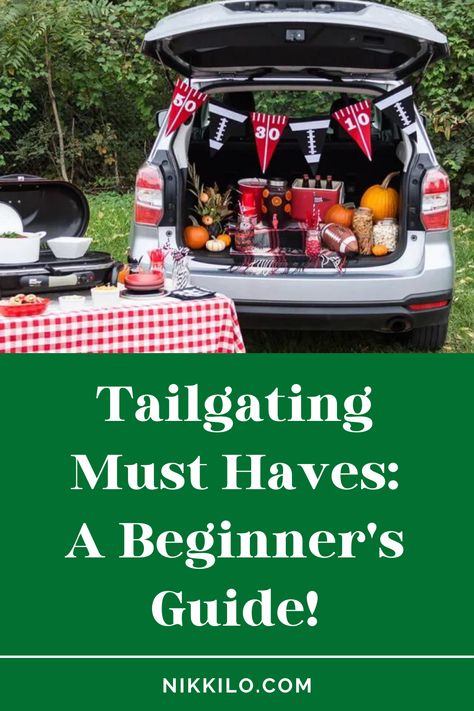 College Football Tailgate Food, College Tailgate Food, Tailgate Setup, Tailgate Checklist, Tailgating Hacks, Tailgating Setup, Tailgate Party Decorations, Pancake Brunch, Tailgating Essentials