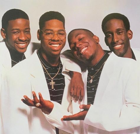 Boyz Ii Men 90s, New Edition Poster, Immature Group 90s, 90s R&b Artists, 90s Music Artists, Black Hair Magazine, Tiktok Pfp, Throwback Music, Men 90s