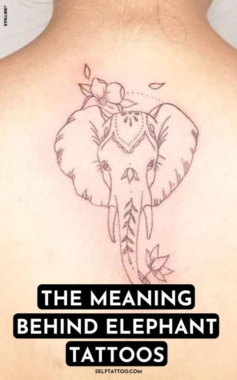 Geometric Elephant Tattoo Design, Colour Elephant Tattoo, Meaning Of Elephant Tattoo, Elephant Tattoos On Black Women, Meaningful Elephant Tattoos, Elephant Chest Tattoo Female, Elephant Tattoo Meaning For Women, Elephant With Mandala Tattoo, Elephant Tattoo Ideas For Women