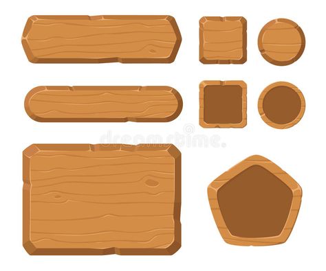 Game assets, wood GUI for game. Button , #Ad, #wood, #assets, #Game, #Button, #game #ad Button Illustration, Game Button, Pop Up Frame, Medieval Games, Game 2d, Game Gui, Ui Game, Gui Design, Button Game