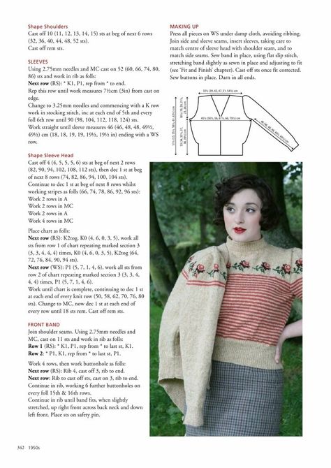 A Stitch in Time: Vintage Knitting Patterns 1930-1959,№2 — Yandex.Disk Pullover Sweaters Pattern, A Stitch In Time, Graph Crochet, Creative Knitting, Vintage Knitwear, Knitting Paterns, Knit Art, Vintage Knitting Patterns, Knitting Books