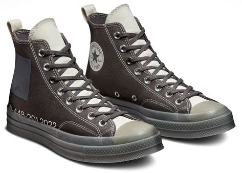 Converse Chuck Taylor AllStar 70 Hi ACOLDWALL Sneakers in Pavement/Silver Birch Shoes Reference, Butterfly Koi, Older Mens Fashion, Sneakers Box, Heart Clothes, Ankle Boots Men, Silver Birch, Stylish Mens Outfits, Chuck 70