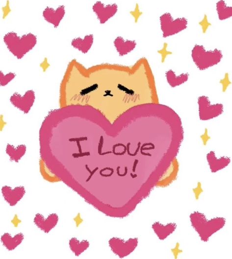 Spotify Playlists, A Heart, Cute Cat, I Love You, Love You, I Love, Pink