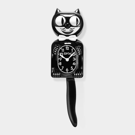 Cat Lady Home Decor Decorating Tips - Hug Your Cat Day Kit Kat Clock, Hug Your Cat Day, Moma Store, Kit Cat Clock, Moma Design, Cat Clock, Black Kit, Conran Shop, Modern Home Furniture