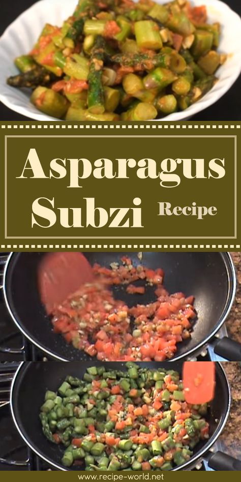 Asparagus Subzi Recipe Indian Asparagus Recipes, Recipe With Asparagus, Recipe For Asparagus, Subzi Recipe, Easy Dinner Desserts, Chemical Free Food, Healhty Meals, Best Indian Recipes, Northern Africa