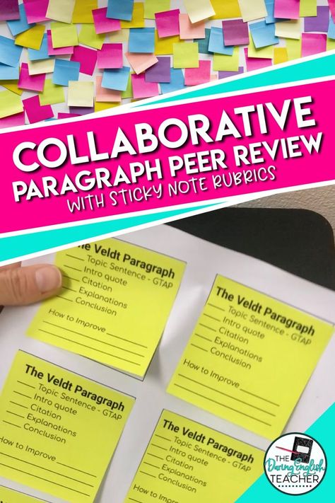 Teaching Writing Middle School, Collaborative Learning Activities, Activities Middle School, Middle School Writing Activities, Middle School Writing Prompts, Literary Writing, High School English Classroom, Peer Editing, Literature Lessons