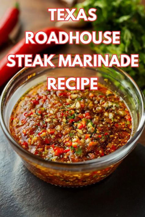 Texas Roadhouse Steak Marinade Recipe - Recipe Taken Best Grilled Steak Marinade, Red Wine Vinegar Steak Marinade, Texas Roadhouse Steak Recipe, Healthy Steak Marinade, Texas Roadhouse Chicken Marinade, Red Wine Steak Marinade, Texas Roadhouse Steak Marinade, Marinade For Steak Grilling, Marinades For Steak