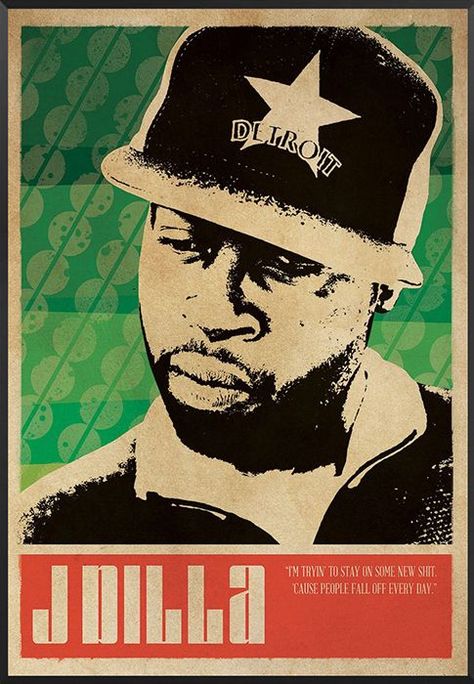 Rap Posters, Alternative Hip Hop, Aesthetic Culture, Joey Badass, Posters For Wall, J Dilla, A Tribe Called Quest, Hip Hop Poster, Tribe Called Quest