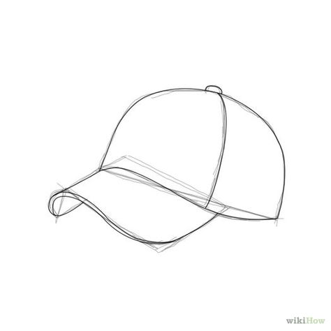 Baseball Cap Drawing, Fitness Club Logo, Outline Ideas, Draw Outline, Drawing Hats, Cap Drawing, Hat Drawing, Fitness Logo, Fitness Club